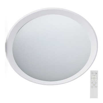 LED Stmívatelné stropní svítidlo LED/72W/230V 3000-6500K pr. 67 cm bílá + dálkové ovládání