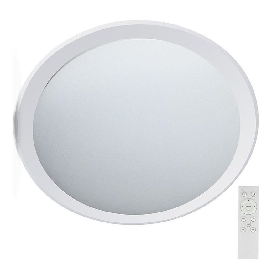 LED Stmívatelné stropní svítidlo LED/72W/230V 3000-6500K pr. 67 cm bílá + dálkové ovládání