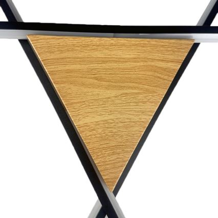 LED Stmívatelné stropní svítidlo LED/75W/230V 3000-6500K hnědá/černá + dálkové ovládání
