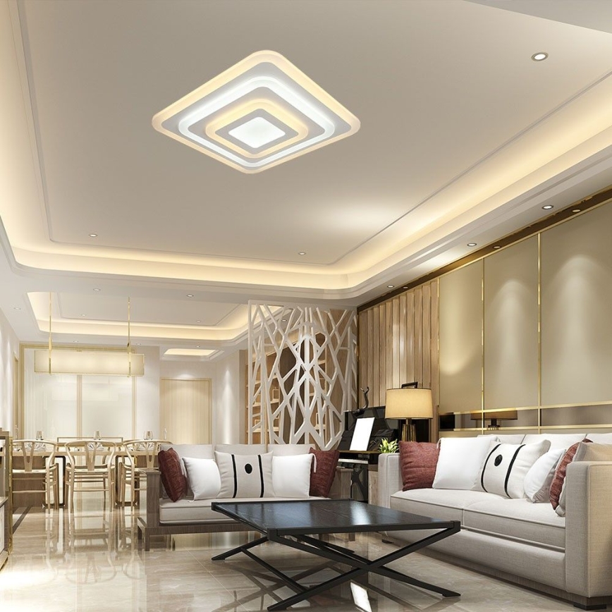 LED Stmívatelné stropní svítidlo LED/77W/230V 3000-6500K + dálkové ovládání