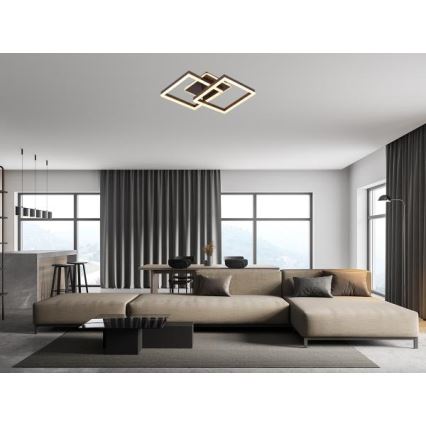 LED Stmívatelné stropní svítidlo LED/80W/230V 3000-6500K + dálkové ovládání