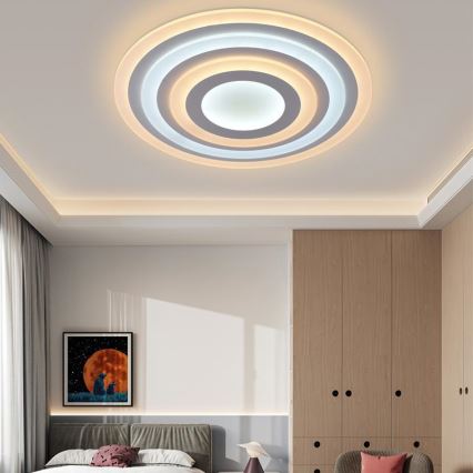 LED Stmívatelné stropní svítidlo LED/80W/230V 3000-6500K + dálkové ovládání