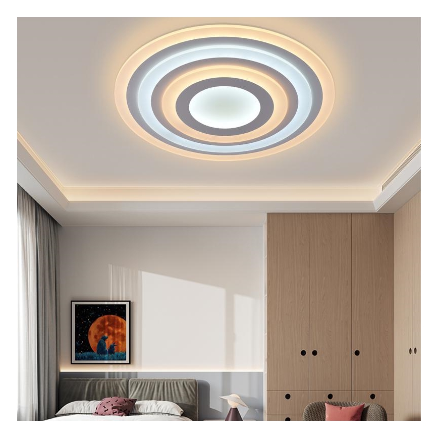 LED Stmívatelné stropní svítidlo LED/80W/230V 3000-6500K + dálkové ovládání