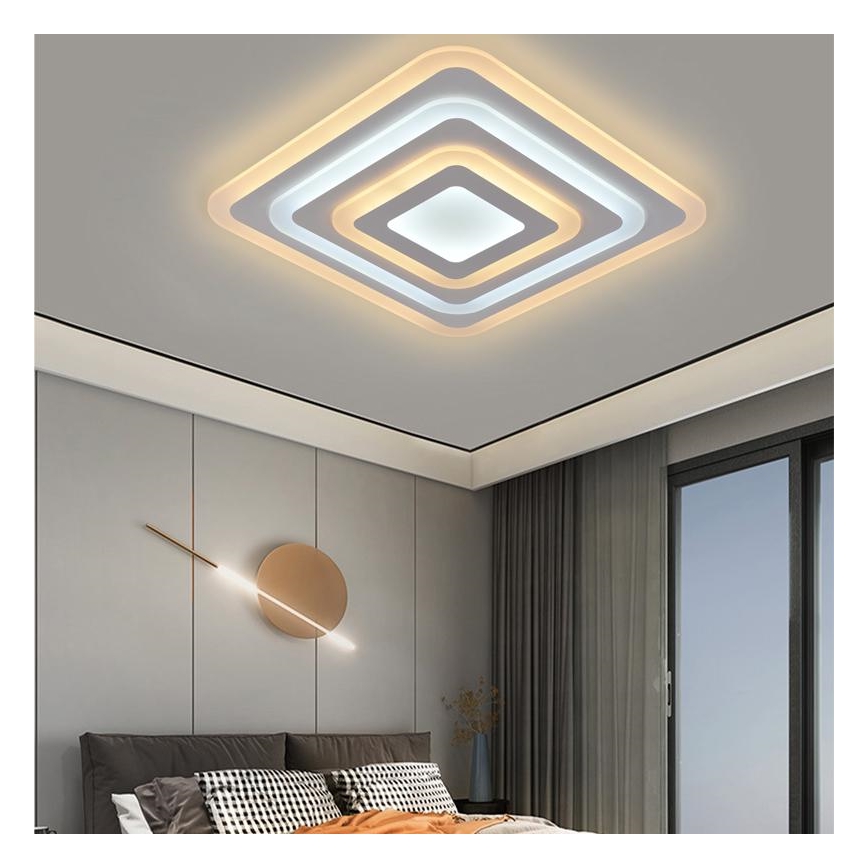LED Stmívatelné stropní svítidlo LED/80W/230V 3000-6500K + dálkové ovládání