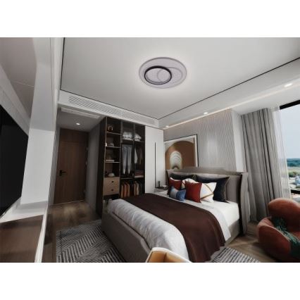 LED Stmívatelné stropní svítidlo LED/85W/230V 3000-6500K + dálkové ovládání