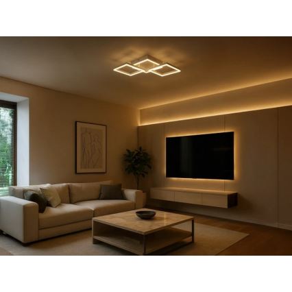 LED Stmívatelné stropní svítidlo LED/85W/230V 3000-6500K + dálkové ovládání