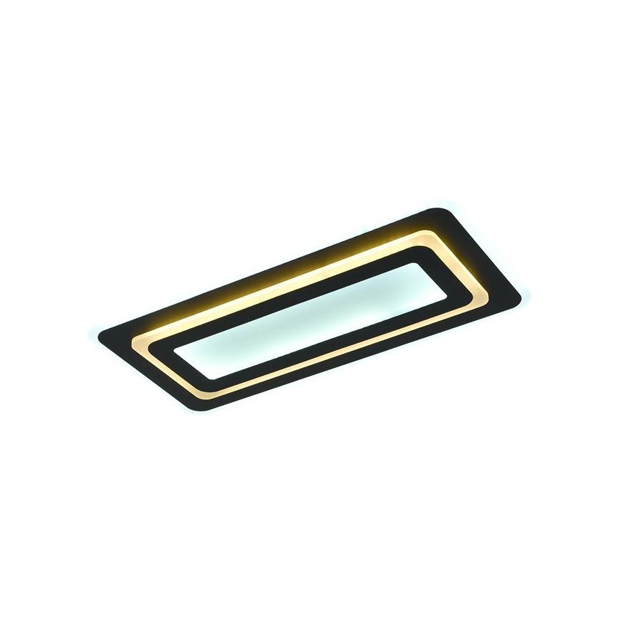 LED Stmívatelné stropní svítidlo LED/85W/230V 3000-6500K černá + dálkové ovládání