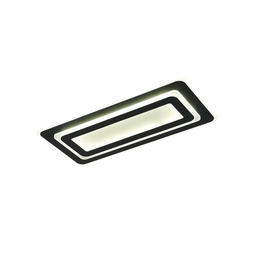 LED Stmívatelné stropní svítidlo LED/85W/230V 3000-6500K černá + dálkové ovládání