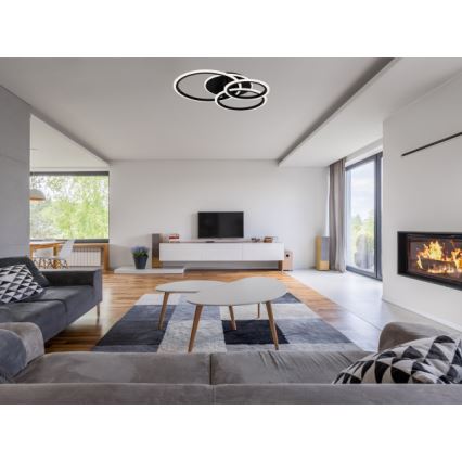 LED Stmívatelné stropní svítidlo LED/90W/230V 3000-6500K + dálkové ovládání