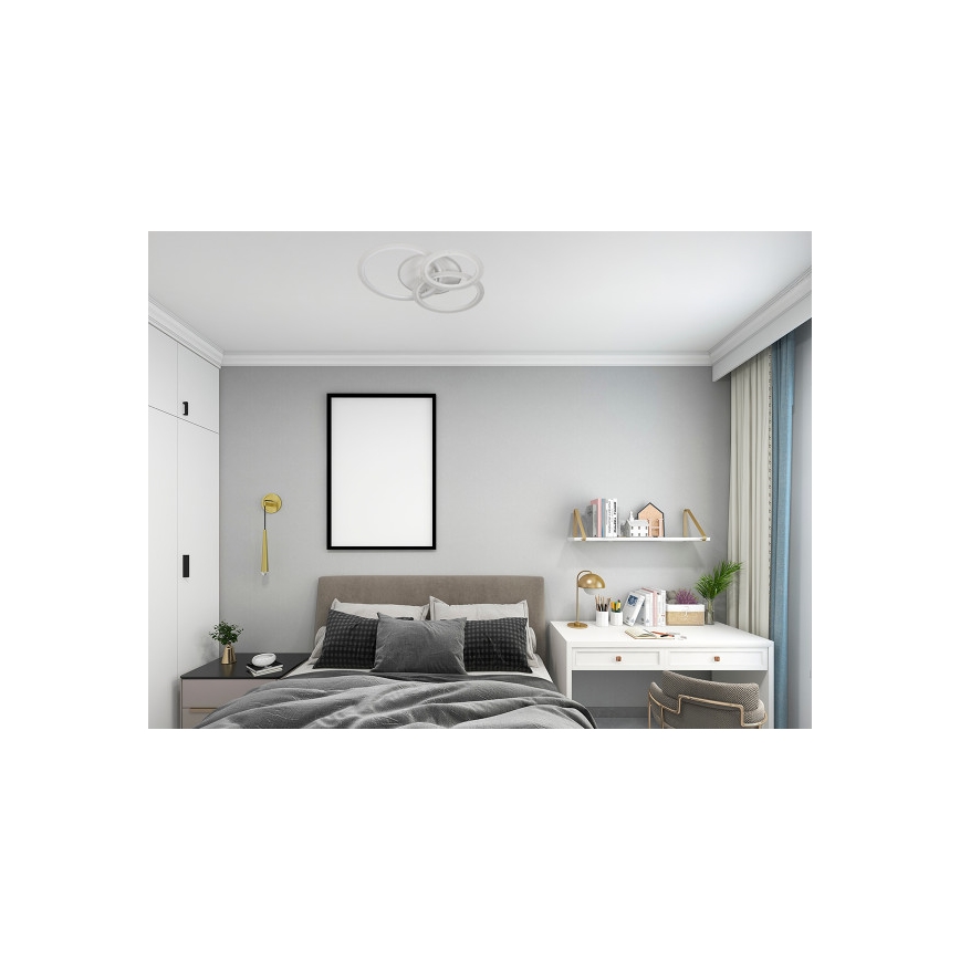 LED Stmívatelné stropní svítidlo LED/90W/230V 3000-6500K + dálkové ovládání