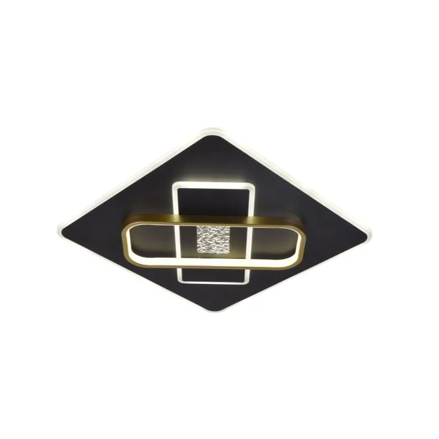 LED Stmívatelné stropní svítidlo LED/90W/230V 3000-6500K černá + dálkové ovládání