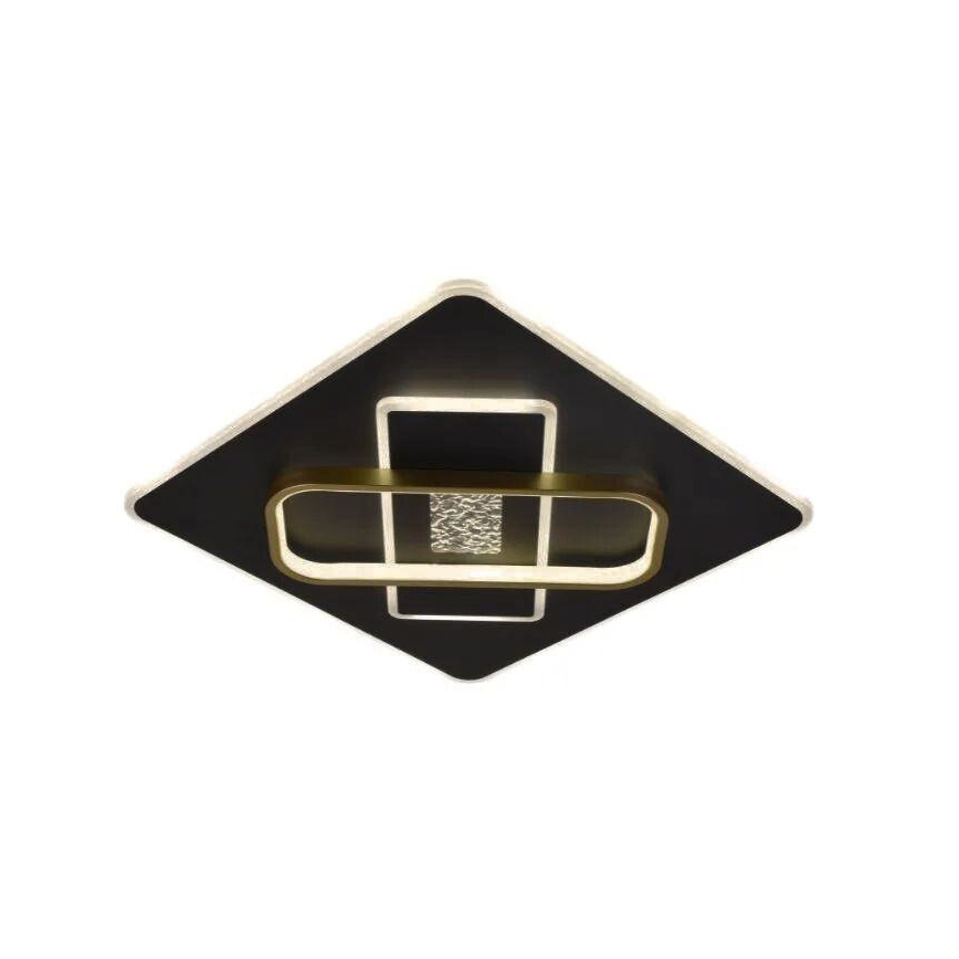 LED Stmívatelné stropní svítidlo LED/90W/230V 3000-6500K černá + dálkové ovládání