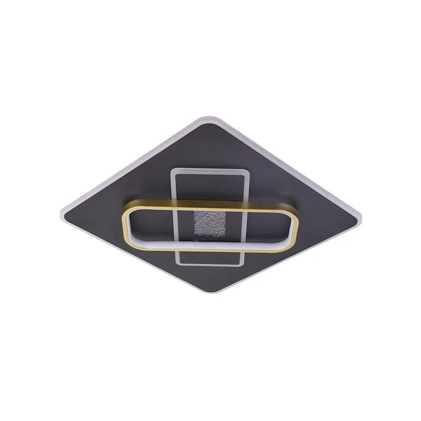 LED Stmívatelné stropní svítidlo LED/90W/230V 3000-6500K černá + dálkové ovládání