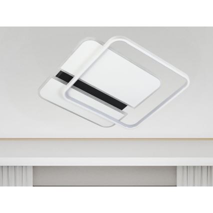 LED Stmívatelné stropní svítidlo LED/95W/230V 3000-6500K bílá + dálkové ovládání