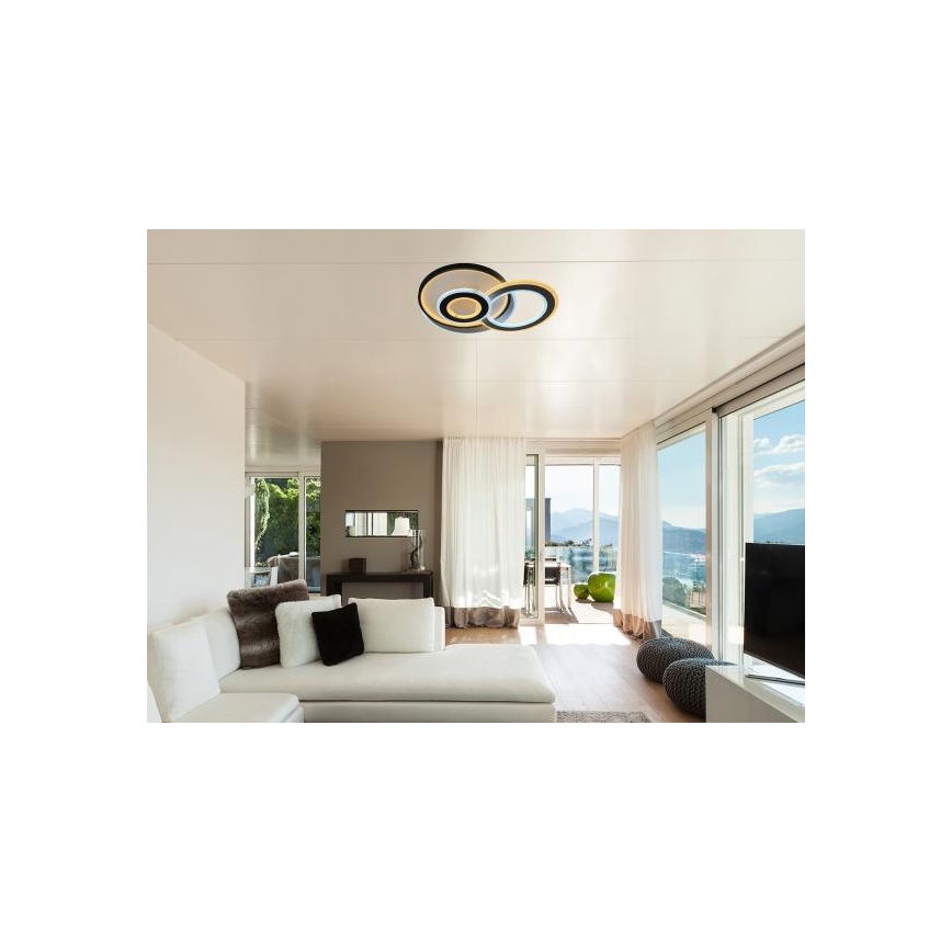 LED Stmívatelné stropní svítidlo LED/95W/230V 3000-6500K + dálkové ovládání