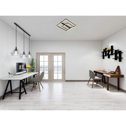 LED Stmívatelné stropní svítidlo LED/95W/230V 3000-6500K + dálkové ovládání