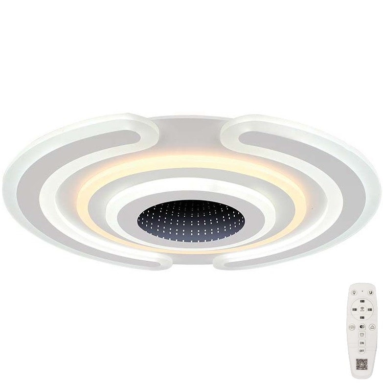 LED Stmívatelné stropní svítidlo LED/95W/230V 3000-6500K pr. 52 cm + dálkové ovládání