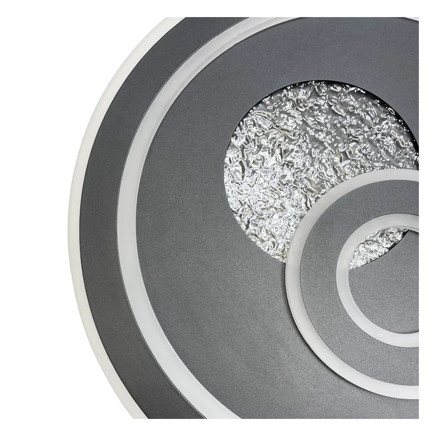 LED Stmívatelné stropní svítidlo LED/95W/230V 3000-6500K černá + dálkové ovládání