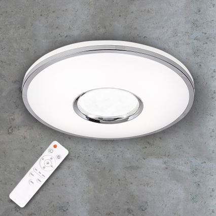 LED Stmívatelné stropní svítidlo LEON LED/68W/230V s dálkovým ovladačem
