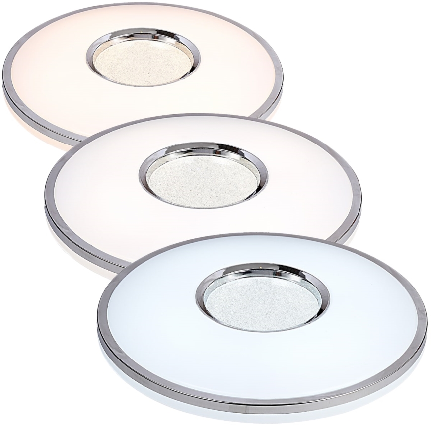 LED Stmívatelné stropní svítidlo LEON LED/68W/230V s dálkovým ovladačem