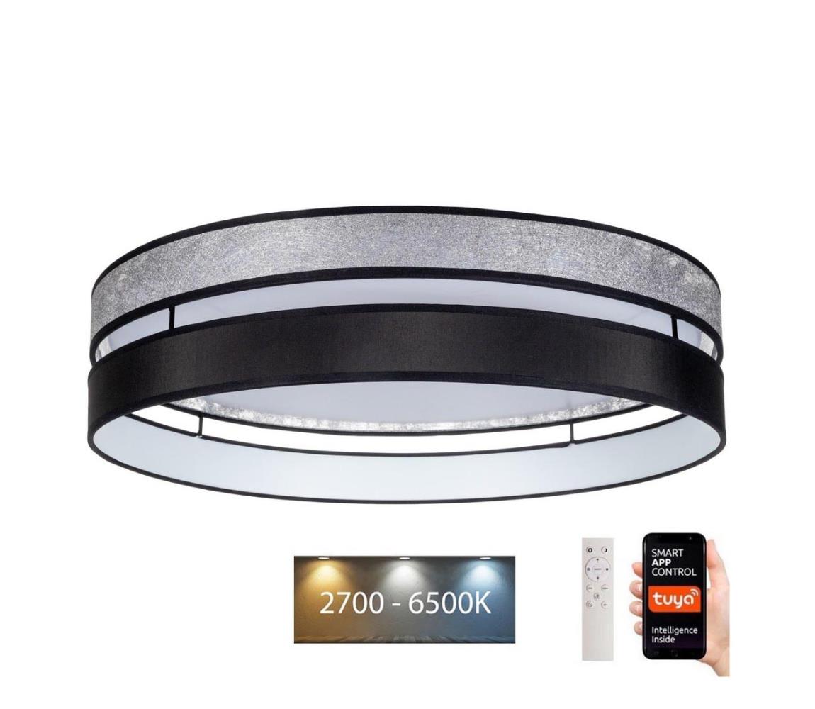 Belis LED Stmívatelné stropní svítidlo LIMA LED/36W/230V Wi-Fi Tuya+ DO černá/stříbrná BE0881