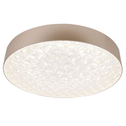 LED Stmívatelné stropní svítidlo LUXON LED/60W/230V 2800-6500K béžová + dálkové ovládání