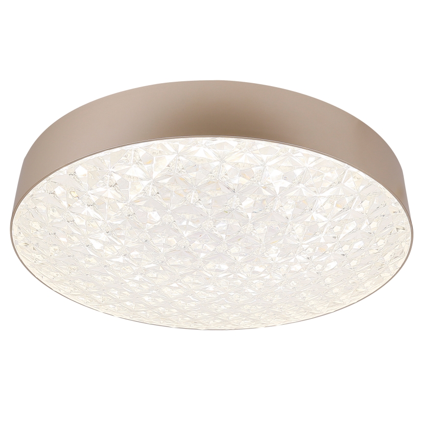 LED Stmívatelné stropní svítidlo LUXON LED/60W/230V 2800-6500K béžová + dálkové ovládání