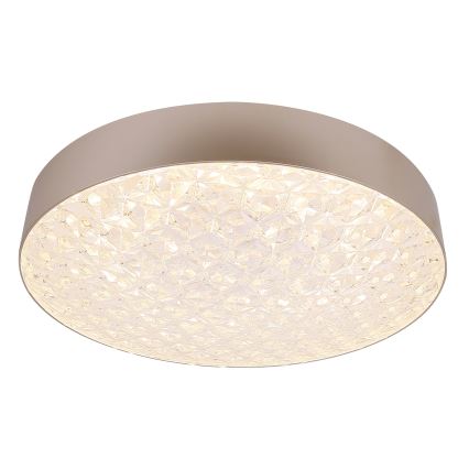 LED Stmívatelné stropní svítidlo LUXON LED/60W/230V 2800-6500K béžová + dálkové ovládání