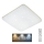 LED Stmívatelné stropní svítidlo MANA LED/60W/230V 2700-6500K 53x53 cm + dálkové ovládání