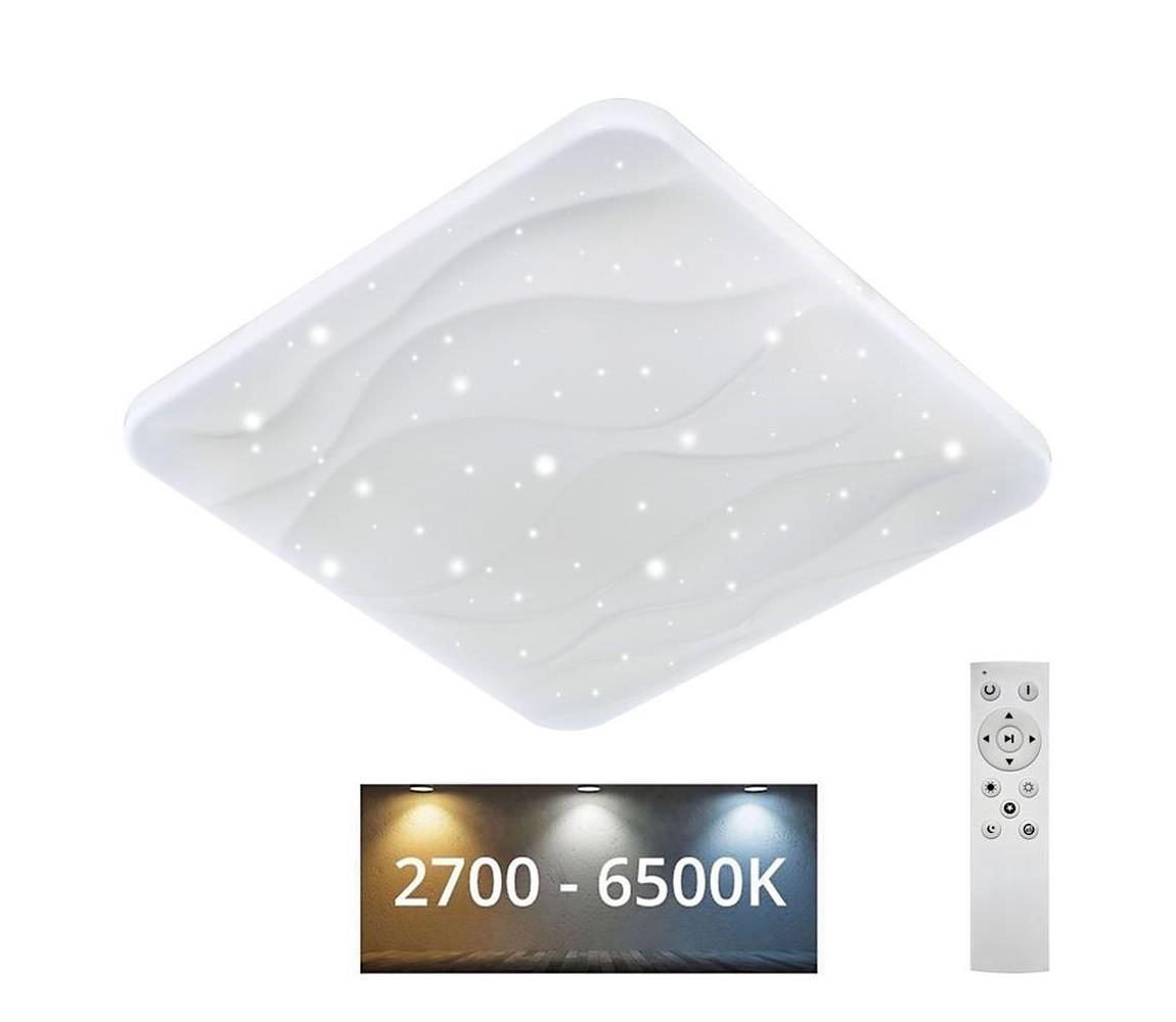 LED Stmívatelné stropní svítidlo NERIS LED/60W/230V 2700-6500K +dálkové ovládání 008 0001106 Bílá – Alasans