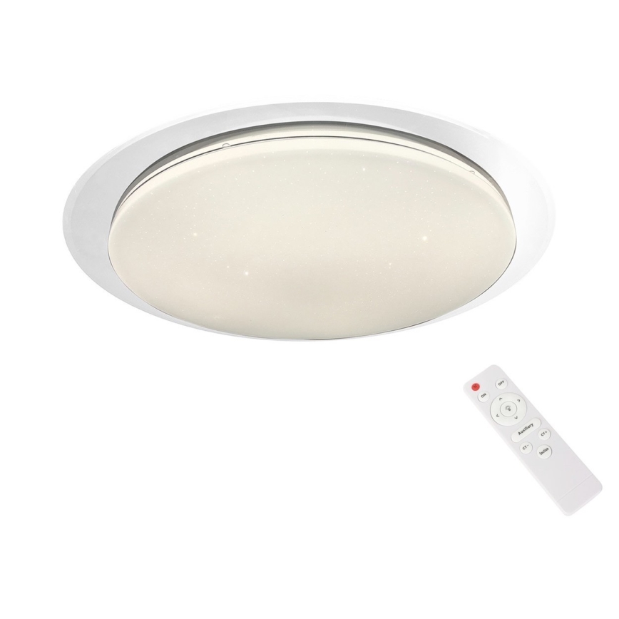 LED Stmívatelné stropní svítidlo ONTARIO LED/24W/230V 3000-6000K + dálkové ovládání