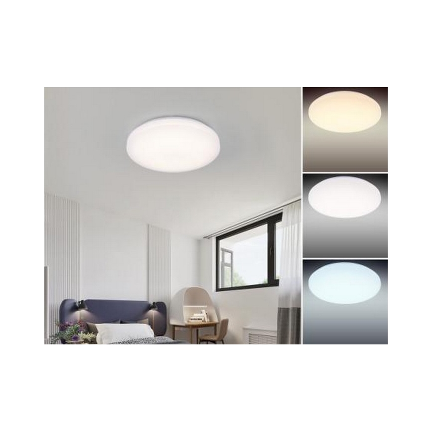 LED Stmívatelné stropní svítidlo OPAL LED/24W/176-264V + dálkové ovládání