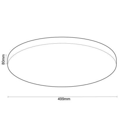 LED Stmívatelné stropní svítidlo OPAL LED/48W/230V 2700-6500K Wi-Fi Tuya bílá + dálkové ovládání