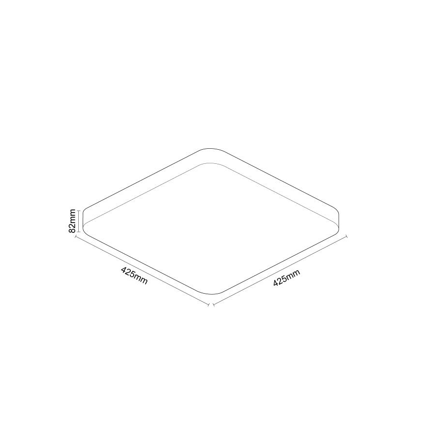 LED Stmívatelné stropní svítidlo OPAL LED/48W/230V 2700-6500K Wi-Fi Tuya bílá + dálkové ovládání