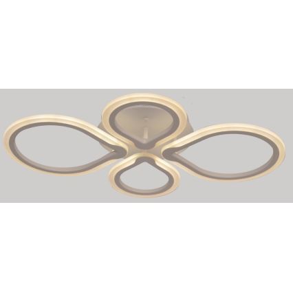 LED Stmívatelné stropní svítidlo TRIESTE LED/52W/230V + dálkové ovládání