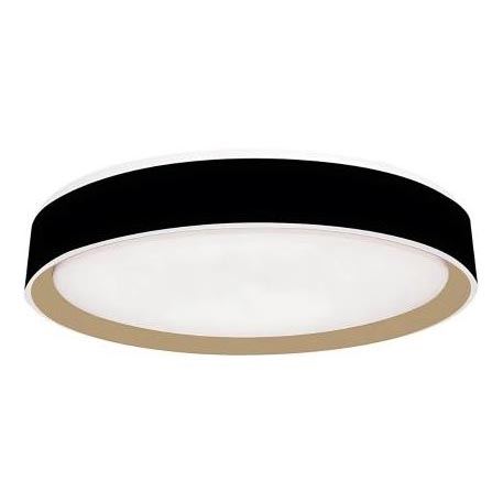 LED Stmívatelné stropní svítidlo s hlasovým ovládáním OPAL LED/48W/230V 2700-6500K černá + dálkové ovládání