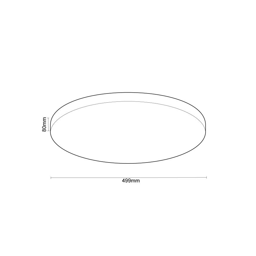 LED Stmívatelné stropní svítidlo s hlasovým ovládáním OPAL LED/48W/230V 2700-6500K bílá + dálkové ovládání