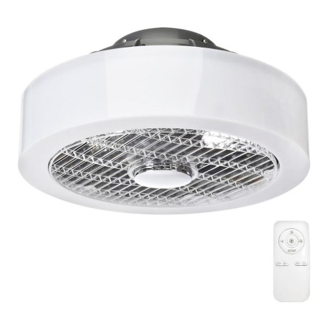 LED Stmívatelné stropní svítidlo s ventilátorem LED/45W/230V