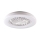 LED Stmívatelné stropní svítidlo s ventilátorem LIBYA LED/48W/230V 3000-6500K bílá + dálkové ovládání