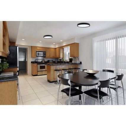 LED Stmívatelné stropní svítidlo SAMER LED/40W/230V 2900-6000K + dálkové ovládání