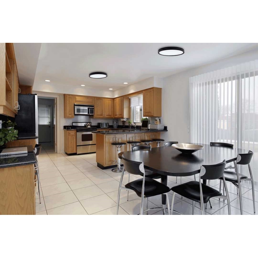 LED Stmívatelné stropní svítidlo SAMER LED/40W/230V 2900-6000K + dálkové ovládání