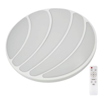 LED Stmívatelné stropní svítidlo SHELL WHITE LED/40W/230V + dálkové ovládání