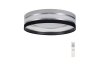 LED Stmívatelné stropní svítidlo SMART CORAL LED/24W/230V černá/šedá + dálkové ovládání