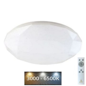 LED Stmívatelné stropní svítidlo STAR LED/48W/230V 3000-6500K + dálkové ovládání