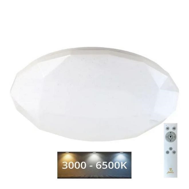 LED Stmívatelné stropní svítidlo STAR LED/60W/230V 3000-6500K + dálkové ovládání