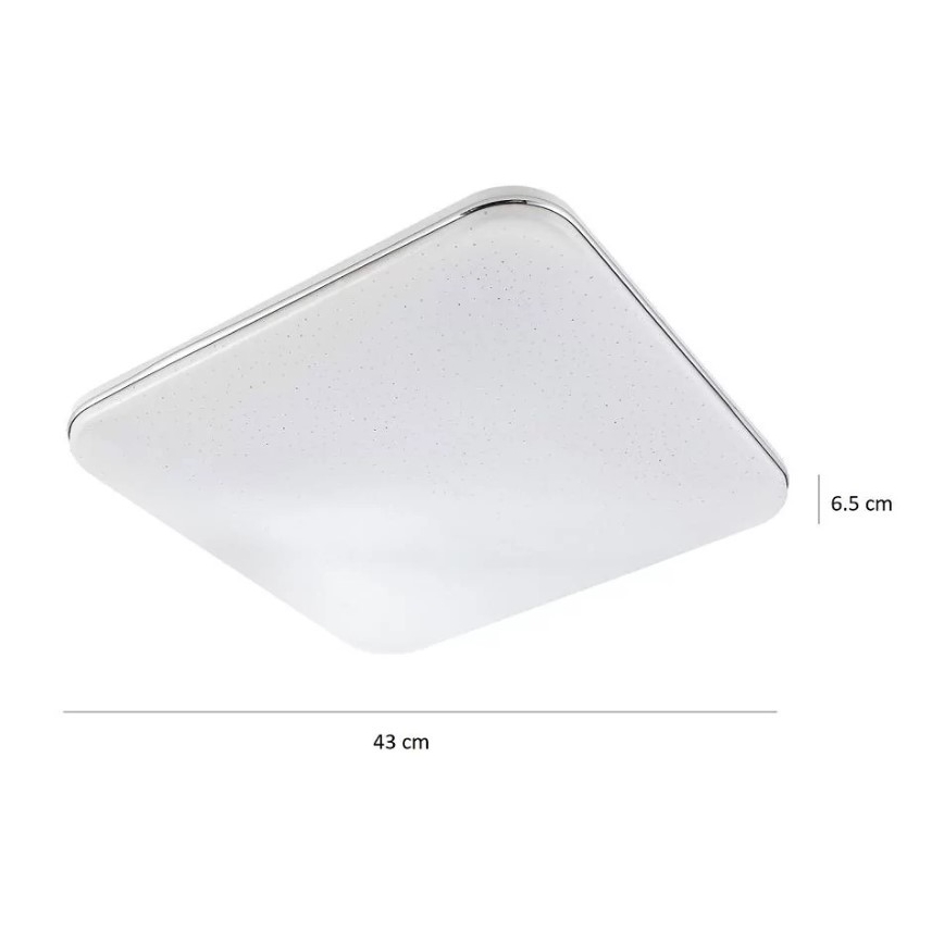 LED Stmívatelné stropní svítidlo SYRIUS na dálkové ovládání LED/72W/230V