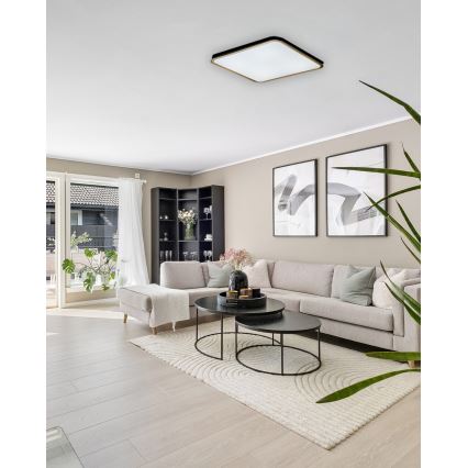 LED Stmívatelné stropní svítidlo UNA LED/60W/230V 2700-6500K 50x50 cm + dálkové ovládání
