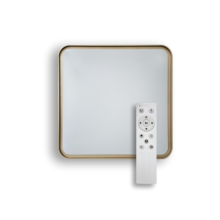 LED Stmívatelné stropní svítidlo UNA LED/60W/230V 2700-6500K 50x50 cm + dálkové ovládání