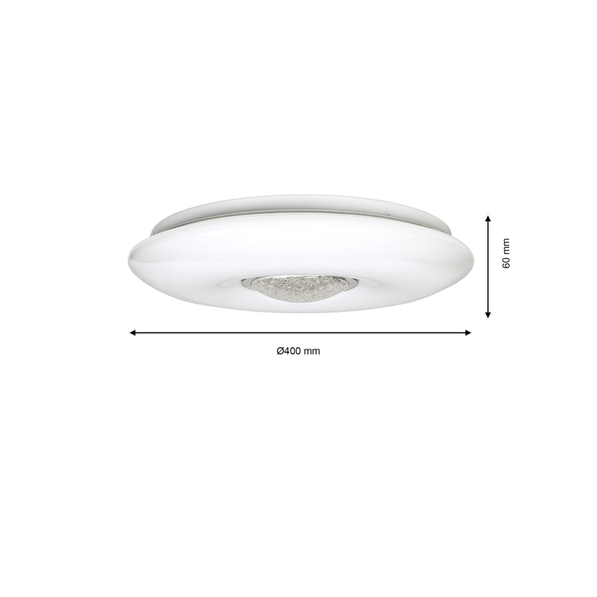 LED Stmívatelné stropní svítidlo VELA LED/24W/230V + dálkové ovládání