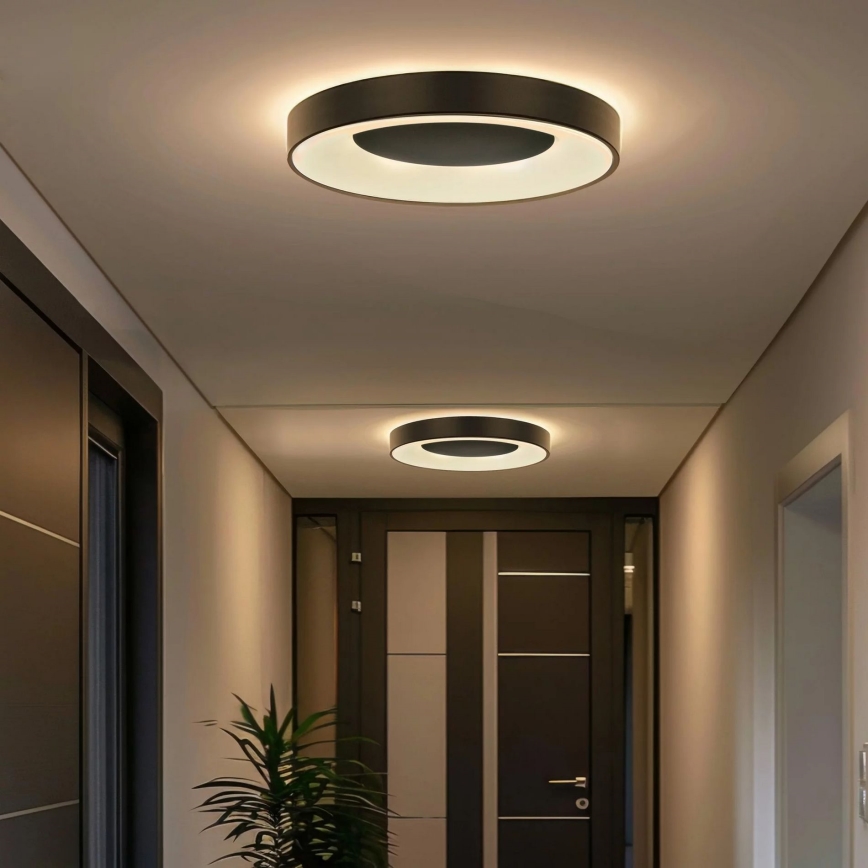 LED Stmívatelné koupelnové stropní svítidlo WITOLD LED/48W/230V pr. 38,5 cm 3000-6000K IP44 +Dálkové ovládání
